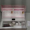 Shark HT212 SmoothStyle Heated Comb + Blow Dryer Brush with Heat Resistant Storage Bag, Dual Mode, for All Hair Types, Silk