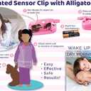 Wet-Stop 3 Bedwetting Enuresis Alarm with Loud Sound and Strong Vibration for Boys or Girls, Proven Solution for Bedwetters (Pink)