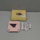 CD Player Portable with Dual Stereo Speakers, Rechargeable Portable CD Player with Bluetooth for Home with Headphones, Support CD/AUX/USB,Pink