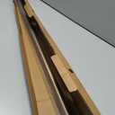 Ivilon Drapery Window Curtain Rod - End Cap Style Design 1 Inch Pole. 48 to 86 Inch Color Warm Gold