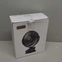 iNeibo 10000mAh Portable Clip on Fan, 90° Oscillating Fan, 8 Inch Rechargeable Battery Operated Desk Fan, Strong Airflow, 5 Speeds, Sturdy Clamp for Golf Cart Home Office Outdoor Travel (Black)