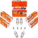 Autolite 145 Copper Resistor Automotive Replacement Spark Plugs (4 Pack)