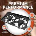 labwork Radiator Cooling Fan Replacement for Chevy Silverado 1500 Replacement for Sierra 1500 2015-2019 GM3115291 23123635