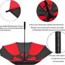 ACEIken Golf Umbrella Large 68 Inch Automatic Open Golf Umbrella Extra Large Oversize Double Canopy Vented Umbrella Windproof Waterproof for Men and Women