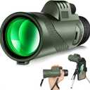 Monocular Telescope for Adults, BAK-4 Prism & FMC Lens, Waterproof Compact Monocular