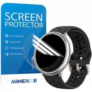 Screen Protector Compatible for Amazfit Active 2 Round Smartwatch, TPU HD Protective Film (6 PCS)