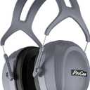 ProCase Extra Large SNR 37dB Noise Cancelling Headphones, NRR 30dB Hearing Protection Ear Muffs for Adults Noise Reduction, Wide Size Adjustment and Comfortable -Grey