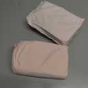 2-Pack Waterproof Crib Sheets for Boys, Girls - 52x28 Fitted Organic Cotton Baby Crib Sheets, Toddler Mattress Protector Cover, Washable, Soft & Durable Baby Bedding Essentials (Mist Rose)