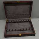 Walnut Silverware Storage Box,Silverware Flatware Case with Felt Lined,Silverware Chest without Silverware,Silverware Organizer with Lid,Flatware Storage Box for 12 sets of Utensils,Christmas Gifts