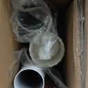 Tension Curtain Rod 51-126In(4.25-10.5Ft), Long Shower Curtain Rod for Bathroom Window Patio, No Drill Dual-End Adjustable Spring Outdoor Rod, Rust Proof Easy to Install, Rod Diameter 1.26In, White