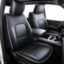 Premium Faux Leather Seat Covers Custom Fit for Dodge RAM 1500 (2019-2026) Crew Cab - Fully Covered, Fit Like a Glove - Armrest Covers Include - (A1 Size, Confirm with Fitment Guide Before Order)