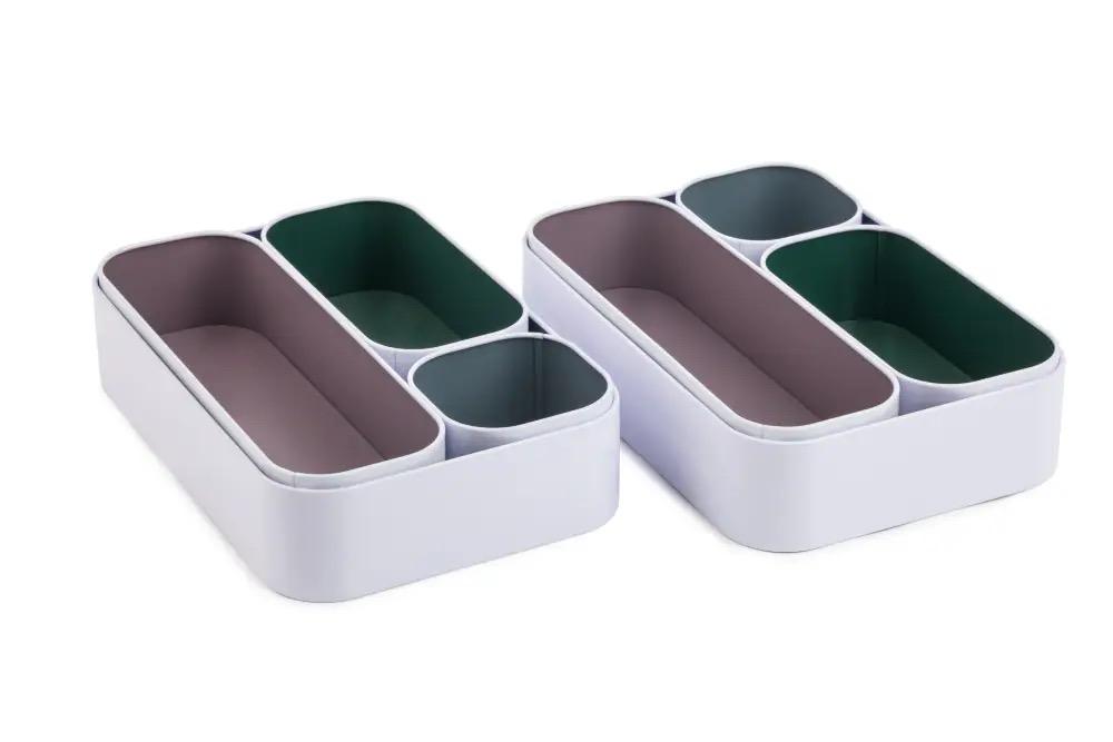 Core Home Tinplate Office Storage Box Set