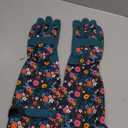 Trifabricy Gardening Gloves for Women, Breathable leather Garden Gloves with Grip, Thorn-Proof Puncture-Resistant Work Gloves (Dark Green - Multiflower)