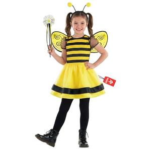 Morph Bumble Bee Costume for Girls - Kids Bumblebee Outfit - Toddler Bee Costume for Baby Girls - Fun Dress-Up, 3-4 Years