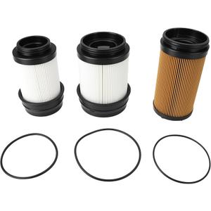 Flecto 68677800AA 68677810AA Fuel Filter Water Separator & Oil Filter Kit Compatible with 2025-2026 Ram 2500 3500 4500 5500 6.7L Cummins Turbo Diesel