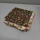 Fanfanwin 100 Pcs 5 x 5 Inch Vintage Christmas Quilting Fabric Christmas Fat Squares Patchwork Strips Santa Red Cardinal Precut Fabric Bundles for Xmas Handmade Crafting DIY Craft Sewing Material