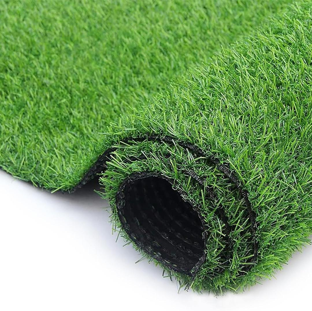 Artificial Grass Turf Rug 0.7inch 4FTx6FT(24sqft) Synthetic Grass Mat Pet Turf Indoor Outdoor Garden Lawn Landscape Fake Grass Rug with Drainage Holes