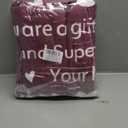 I Love You Mom Blanket for Mom, Valentines Gifts for Mom from Daughter Son, Birthday Gifts for Women Who Has Everything, Blanket Gift for Her, I Love You Mom Throw Blanket 60""50"", Burgundy