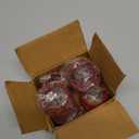 Handmade Round Red Mesh Napkin Rings Set of 6 Holder for Dinning Table Parties Everyday, Dia: 2 Inch