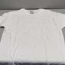 Hanes Mens Cotton, Moisture-wicking Crew Tee Undershirts, Multi-packs, White - , Large US