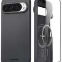 Thinborne Compatible with Google Pixel 10 Pro XL Case, [600D Aramid Fiber] [Magnetic] [Ultra Thin] [Minimalist Style] [Carbon Fiber] - Black