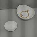 YHOSSEUN Chip and Dip Serving Set 2 Tiered Oval Dip Bowls with Metal Rack for Appetizer, Dessert, Fruit - Serving Bowls for Party Entertaining, Food Dispaly, Tortilla Holder - Gold Stand