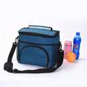 Glacier Edge Lunch Box for Men/Women,Small Insulated Lunch Bag,Reusable LunchBox for work Picnic Beach,Leakproof Soft Cooler Tote Bag Organizer with Adjustable Shoulder Strap for Adults (Gray Blue)