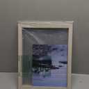 Americanflat 11x14 Floating Picture Frame with Polished Crystal-Clear Glass - Use as 8x10 Picture Frame or Display 5x7 Photo - Signature Float Collection - Photo Frames for Wall Display - Light Wood