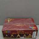 JOYIN 8 Pcs Mini Xmas Tree with LED Lights, Prelit Classic Small Christmas Decor in 4 Sizes with Star Topper, Tabletop Artificial Tree with Snow for Xmas Indoor Home Decor Holiday Festive (Green)