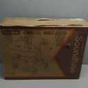 Rollator Walkers with Seat for Seniors, Foldable 8" Big Wheels All Terrain Rolling Walker, Handles and Ergonomic Seat Height Adjustable, 350 lb (Blue)