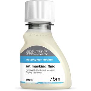Winsor & Newton Watercolor Medium, Art Masking Fluid, 75ml (2.5-oz) bottle