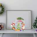 Christmas Decorations Indoor Cute Christmas Decor Gifts Table Sign for Mantle,Office Desk, Shelf - Heart Shaped Gifts Holiday Indoor Home Decor