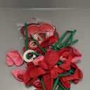 K KUMEED Cherry Birthday Decorations,Cute Happy Birthday Cherry and Bow Banner,Summer Fruit Cherries Party Supplies Cake Topper Latex Balloons for Birthday Party Decorations