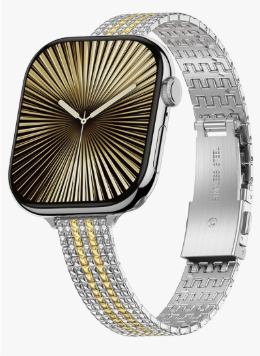 BAITEYOU Narrow Metal Band Compatible with Apple Watch Bands 38mm 40mm 41mm 42mm 44mm 45mm 46mm 49mm (Series 11 10 9 8 7 6 5 4 3 2 1 SE Ultra), Dressy Thin Stainless Steel iWatch Bands for Women