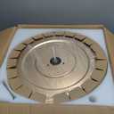 42" Modern Crystal Chandelier Ceiling Fan with Lights Gold Dimmable Fandeliers LED Invisible Fandelier Crystal Chandelier Fan 3 in 1 Color with Memory Function