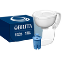 Brita Water Pitcher, Everyday Elite Filter, Removes 99% of Lead, Includes 1 Filter, 10-Cup Capacity, White