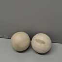CYS EXCEL 5" Decorative (2 PCS) Round Unfinished Sphere | DIY Arts & Crafts Wooden Balls, Natural Wood
