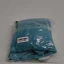 ANRABESS Women's Sweatshirts Oversized Casual Loose Button Up Henley Pullover Top High Low Split 2025 Fall Fashion Outfits (X-Large, Lake Green)