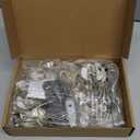 HXWEIYE 300LED Fairy Curtain Lights, 9.8x9.8Ft USB Plug-in 8 Modes Christmas String Hanging Lights with Remote for Bedroom Backdrop Wedding Indoor Wall Decor, Warm White, Standard, Pack of 2 