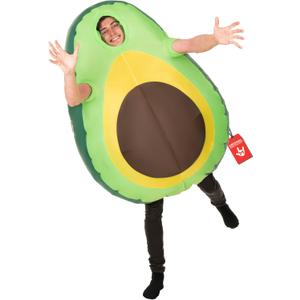 Morph Inflatable Avocado Costume Adult, Avocado Costume Men, Fruit Halloween Costumes Adult, Inflatable Food Costume
