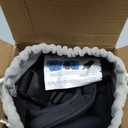 Travel Pillow Combo with Chin Strap, Airplane Pillows with 3D Eye Mask for Sleeping, 360 Support Plane Head Strap for All Plane Seats, Long Flights Essentials, Stop Bobblehead, Black