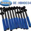 HBHO034 10 Pcs Cylinder Head Bolts Set Compatible with Honda Civic 1.7L Models (2001-2005) Replaces OE: HBHO034