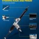PHILTOP Hydraulic Power Steering Rack and Pinion Fit for 2004-2006 Colorado 2.8L 3.5L RWD, 2004-2006 Canyon 2.8L 3.5L RWD, 2006 i-280 All Models Replace 221019