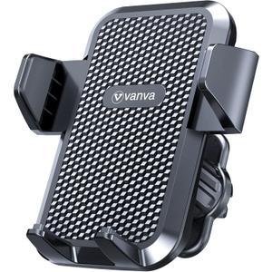 vanva Universal Air Vent Car Mount, [ Big Phones & Thick Case Friendly ] Cell Phone Holder for Car Hands Free Clamp Cradle Vehicle fit for All Apple Smasung Galaxy
