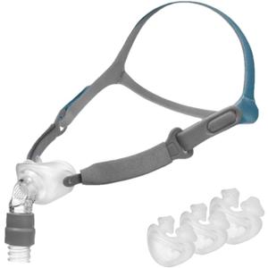 Rio II Nasal Pillow Mask Starter Pack (Small, Medium, Large), Clear