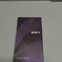 BERFY Compatible with iPhone 16 Plus Case Glitter, with 9H Tempered Screen Protector + Camera Lens Protector, [Non-Yellowing] Clear Sparkle Shockproof Hard Phone Case for Women 6.7", Shiny Clear