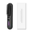 Beard Straightener for Men, Cordless Heated Beard Brush, Portable Beard Hot Combs, Ionic Hair Straightener Brush with 7 Temp Settings, Hot Comb for Home Travel