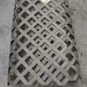 4 ft. x 8 ft. Nantucket Gray Garden Vinyl Lattice