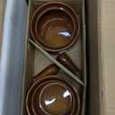 LE TAUCI French Onion Soup Bowls, 22 Ounces Ceramic Soup Bowls with Handles for Soup, Cereal, Chilli, Beef Stew, Soup Crocks Oven Safe and Stackable, Set of 4