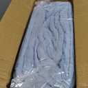 palassio Baby Blue 100% Cotton Quilt King Size Bedding Sets with 2 Pillow Shams, Textured Lightweight Soft Bedspread Shabby Chic Coverlet, Neutral Quilted Comforter Bed Cover for All Season, 3 Pieces (King(106"x96")